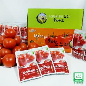 토마토1번 3kg + 토마토즙 120ml 20pack